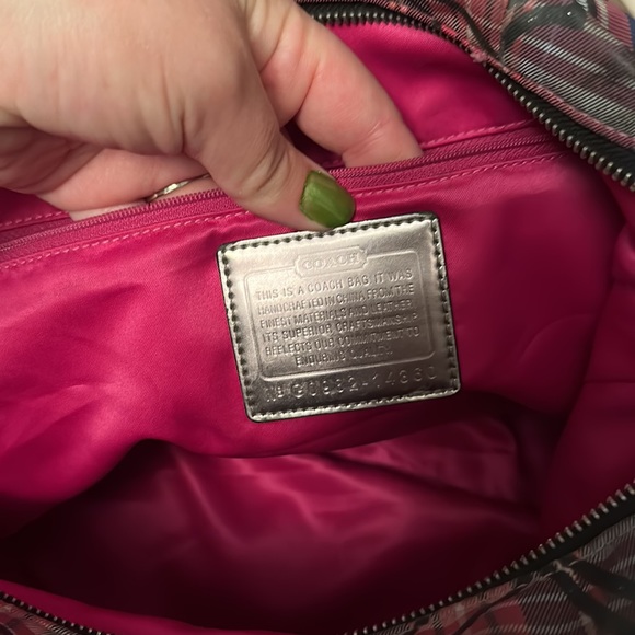 Coach poppy tartan shoulder bag - Picture 11 of 11